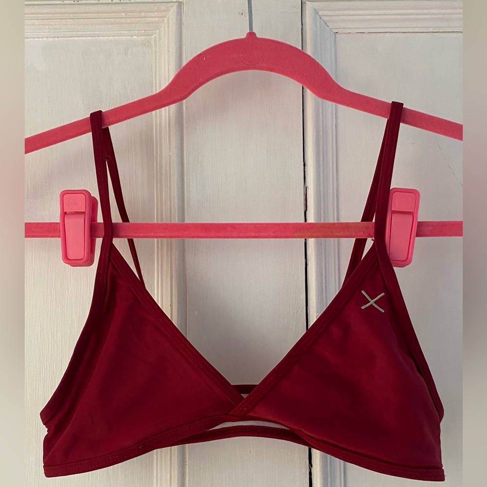 Boutine LA Bikini Top in Maroon